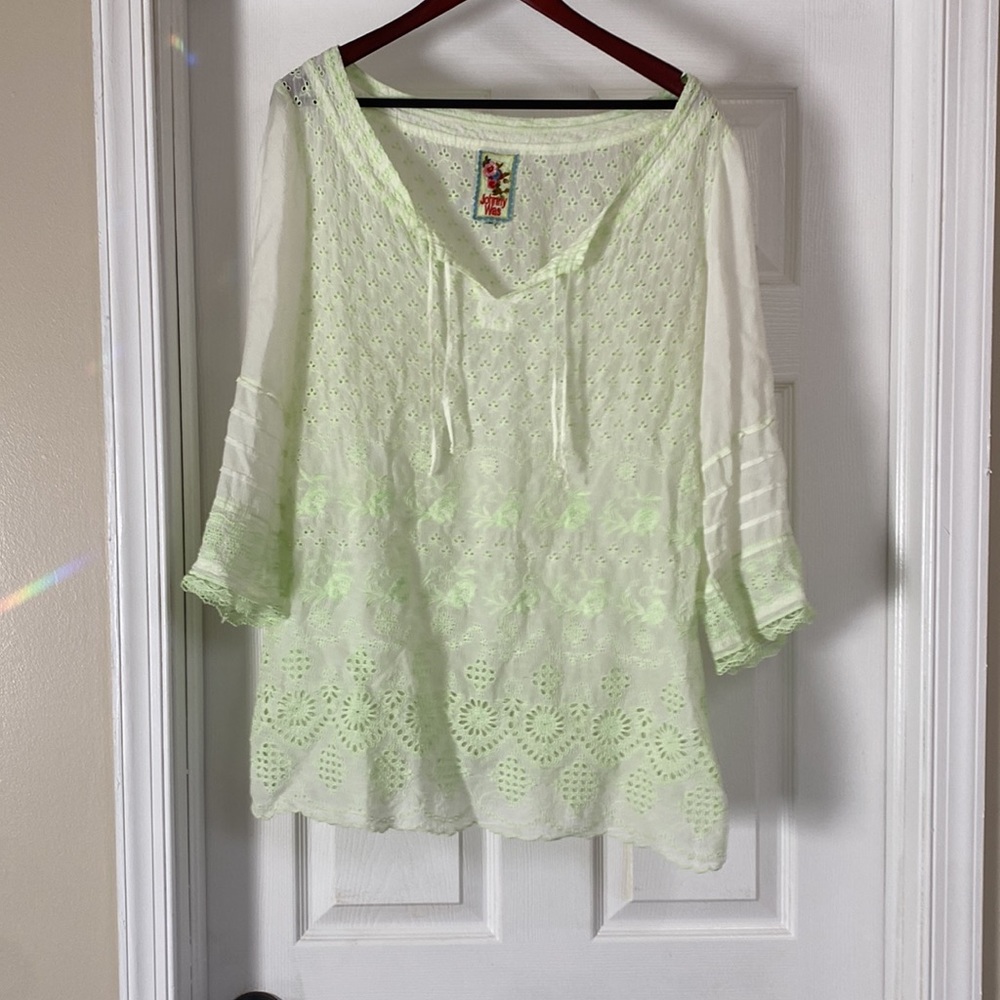Johnny Was Eyelet Tunic/Coverup